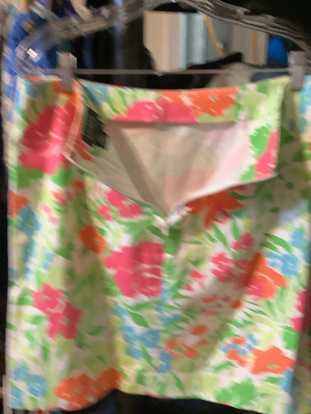 Lauren Ralph Lauren Floral Midi Skirt in White, Pink, Green, Blue, Orange